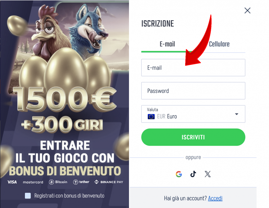 Winnita Casino Registrazione e Accesso Facile